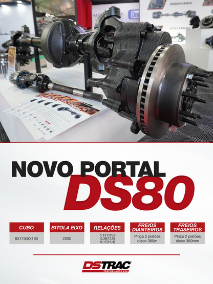 Eixo DSTRAC Portal DS80